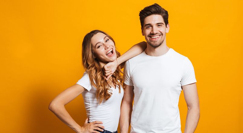 Frau und Mann